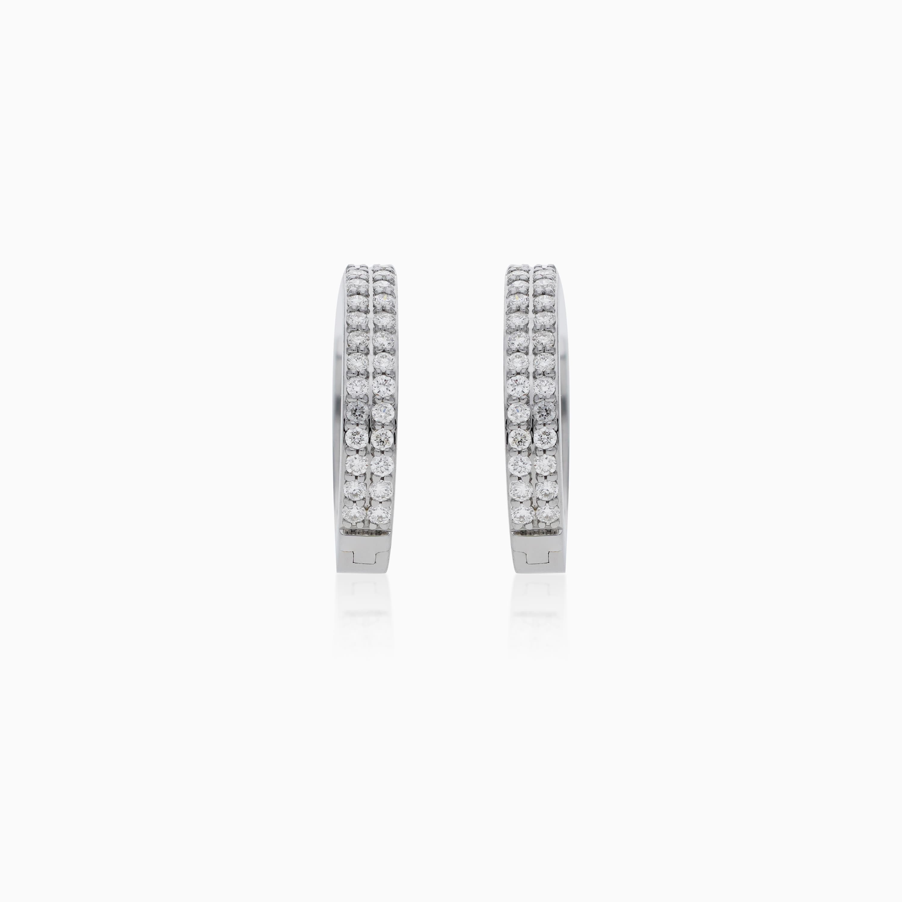 18K White Gold Open Ring - Frost Collection