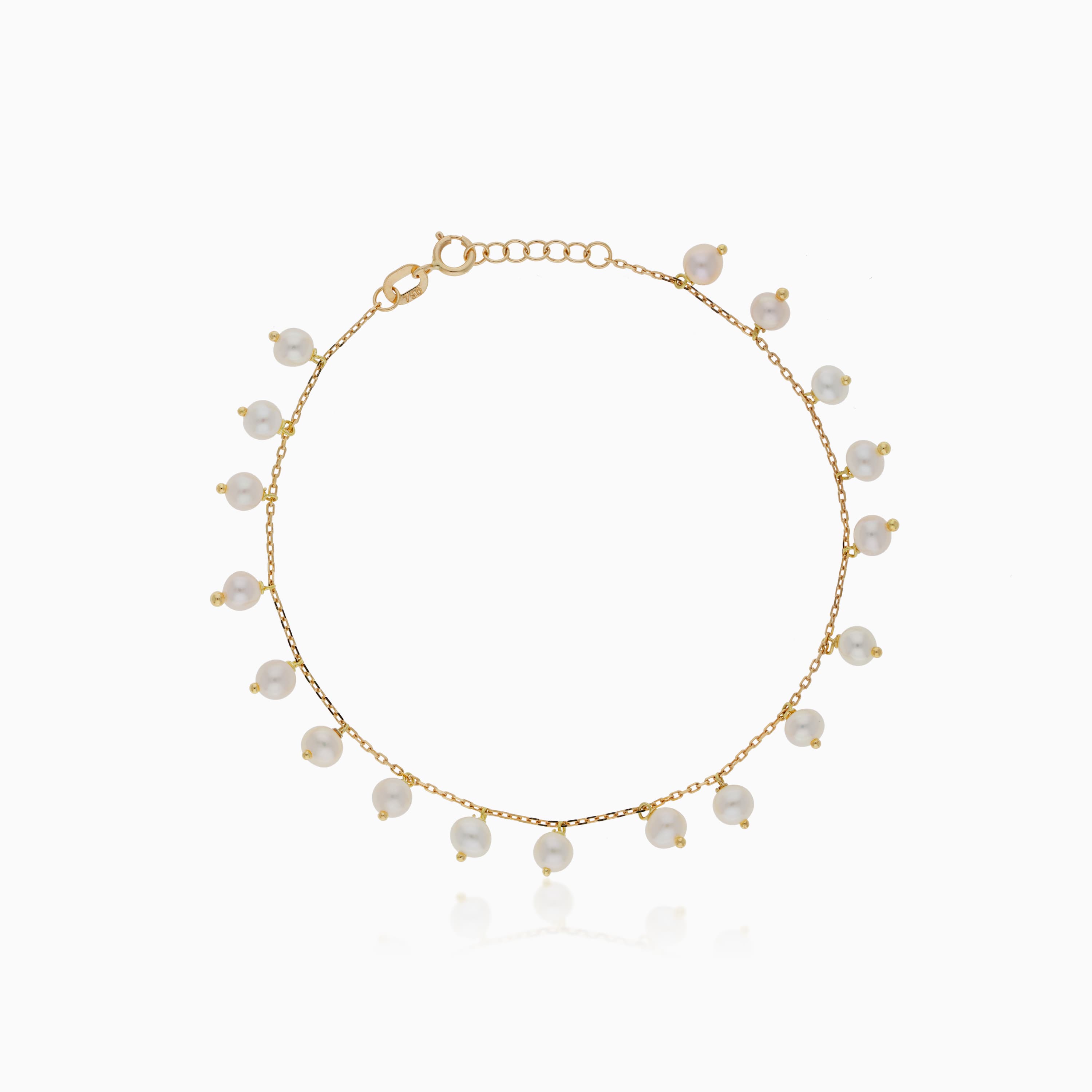 PEARL YELLOW GOLD BRACELET