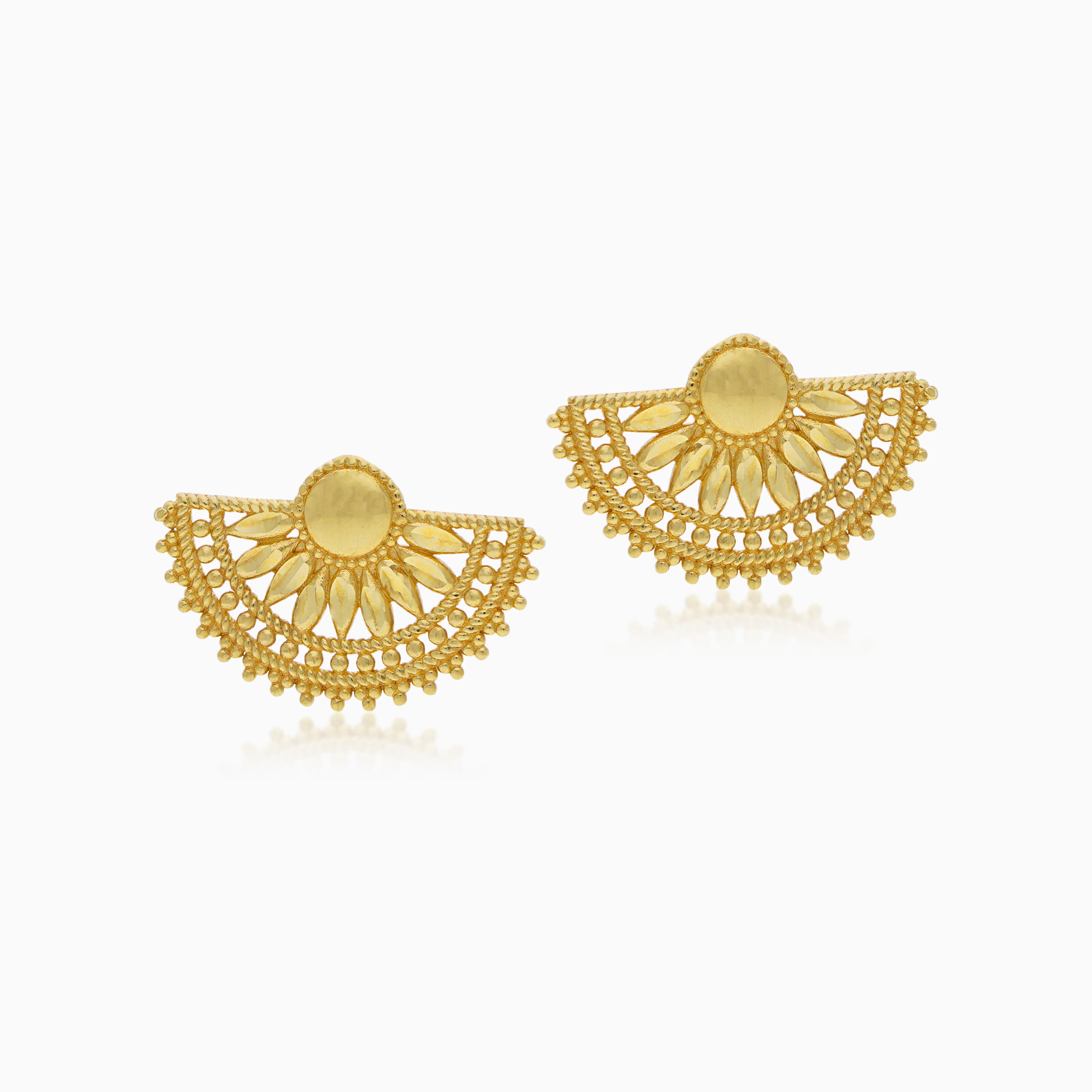 18k Yellow Gold Earrings